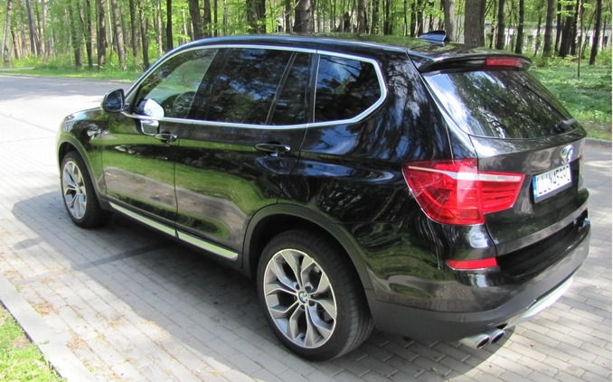 BMW X3 cena 89300 przebieg: 185000, rok produkcji 2017 z Siedlce małe 326